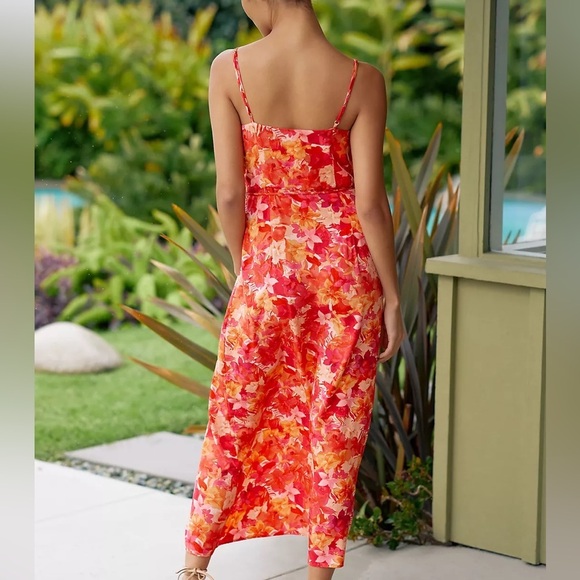 L Space Harper Midi Dress Size Small Floral EUC G0334 - Picture 2 of 10